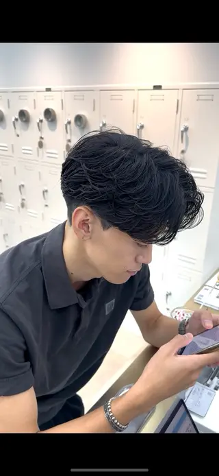 パーマ メンズ カット🔥パーマ特化 fifthりょう🔥のヘアスタイル