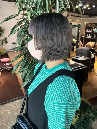 ミディアム カラー 🌈ケアブリーチ🌈 おぐまなつきのヘアスタイル