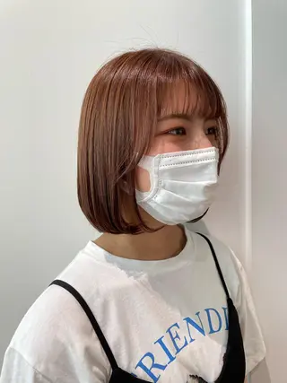 ショート カラー miu. ボブ/半個室サロンのヘアスタイル