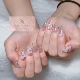 ネイル NOERA NAIL チップ長さ出し大塚店のネイルデザイン