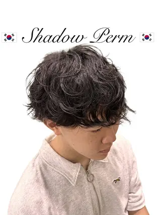 パーマ メンズ 岡山メンズパーマ 白神珠梨のヘアスタイル