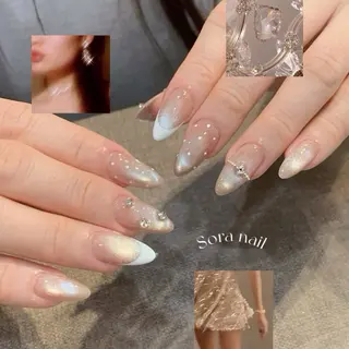 ネイル Sora  Nail 長さ出し専門店のネイルデザイン