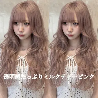 ロング カラー 🎀りな🎀透明感 カラー特化大宮のヘアスタイル