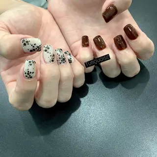 ネイル 個性派ネイルサロン 💅🏼ターコイズのネイルデザイン