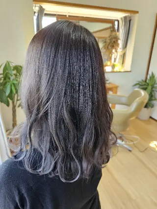セミロング Yuki @美容室あのんのヘアスタイル