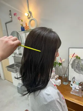 カラー 似合わせ艶感カラー/ オリーブ/チカ🎀のヘアスタイル