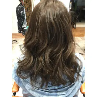 ショート ミディアム セミロング ロング カラー パーマ Soleria 田中慎一のヘアスタイル