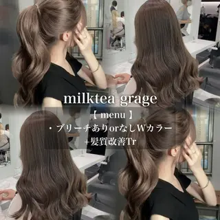 カラー 🩶透明感ダブル カラー🩶 maoのヘアスタイル