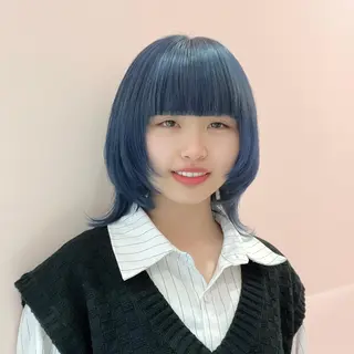 ショート カラー 🩵ブリーチカラー MIORI🩵のヘアスタイル