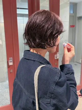 ショート カラー パーマ hanami /名駅のヘアスタイル
