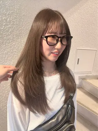 ロング 盛れる透けカラー🎀 似合わせ/uiのヘアスタイル