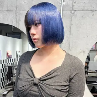 ショート カラー ヘアアレンジ TAKUMAブリーチ /デザインカラーのヘアスタイル