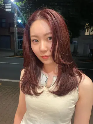 ロング 🩵HOLLY🩵 ブリーチ🩵カレンのヘアスタイル