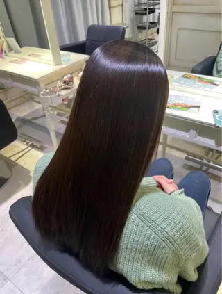 パーマ 💙透明感カラー/ 縮毛矯正/ゆうな💙のヘアスタイル
