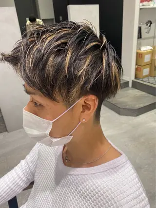 ショート 巻ける髪質改善🫧ハ イライト/永田汰伊智のヘアスタイル