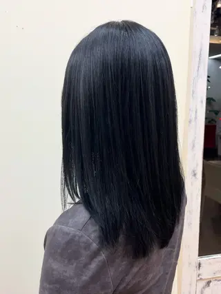 セミロング カラー FRAME/ 田中みゆのヘアスタイル