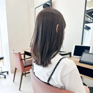 セミロング カラー 🫧トリートメント/ NANOHA🫧のヘアスタイル
