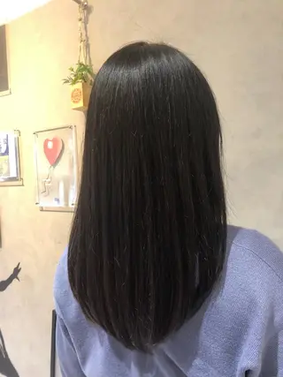 ロング 中村 幸子のヘアスタイル