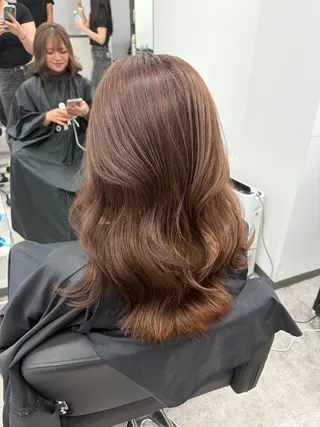 ミディアム カラー ，comma rinka💖✨のヘアスタイル
