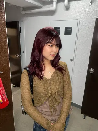 ロング カラー JURI /HUIのヘアスタイル