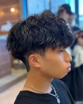 パーマ メンズ 高橋一平 elima byのヘアスタイル