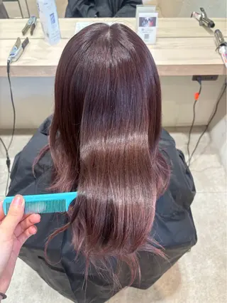 ミディアム カラー 🍒透明感×艶カラー 🍒こなんのヘアスタイル