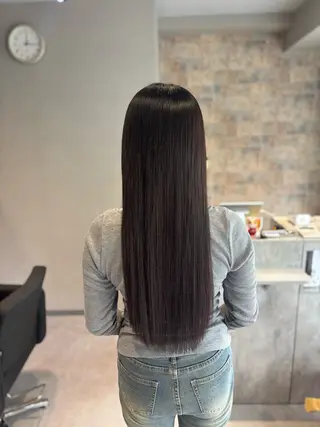 ロング 加藤 藍のヘアスタイル