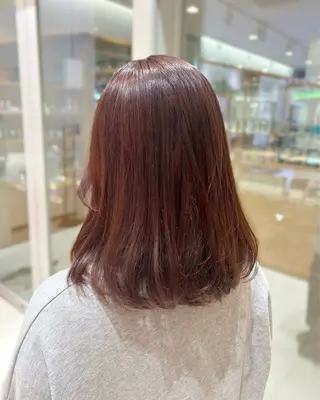 カラー 透明感カラー🎀♡ リナのヘアスタイル