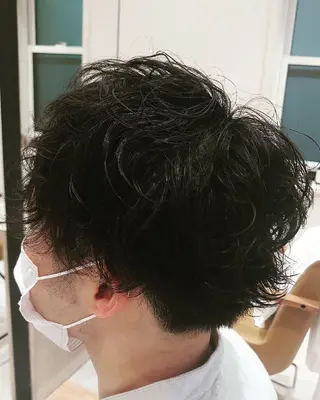 メンズ パーマ 垢抜けパーマヘア🍯 ジルのヘアスタイル