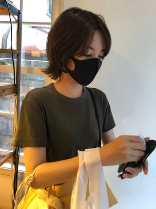 ショート カラー eri kinjoのヘアスタイル