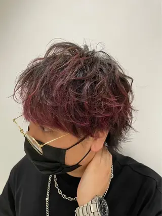 ショート カラー メンズ 【メンズカット】 ✂️モデル募　市村のヘアスタイル