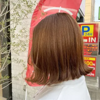 ミディアム 【育休中】EARTH 荒井店HARUNAのヘアスタイル