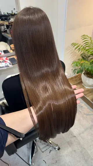 ロング 髪質改善×縮毛矯正 特化サロン/森脇のヘアスタイル