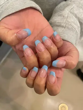 ネイル diar blue 🩵ayanaのネイルデザイン