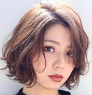 ショート パーマ 華Hanaプロカラー ヘアカラー専門店のヘアスタイル