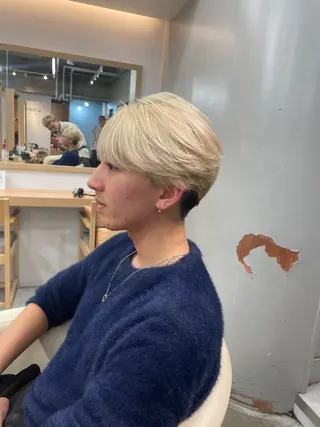 カラー メンズ カマタ ハルキのヘアスタイル