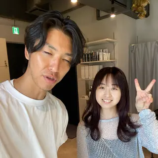 セミロング ショート職人 美容師【KENTA】のヘアスタイル