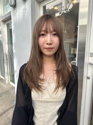 ロング 横地 凌のヘアスタイル