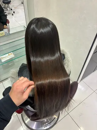 ロング 縮毛矯正/髪質改善 EARTH髙橋のヘアスタイル
