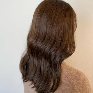 ミディアム カラー ヘアアレンジ DANY🦋名駅✂︎ 艶髪/透明感カラーのヘアスタイル