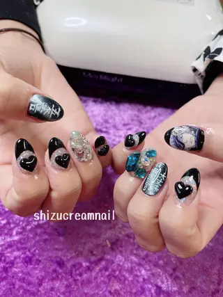 ネイル shizucream 痛デコネイル専門のネイルデザイン