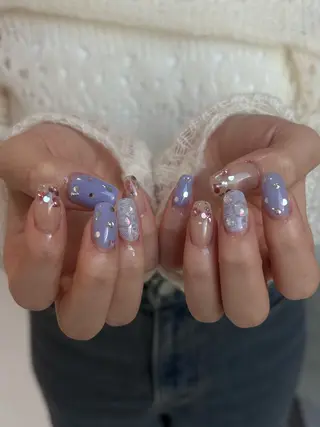 ネイル CLALA Tokiho 🖤:のネイルデザイン