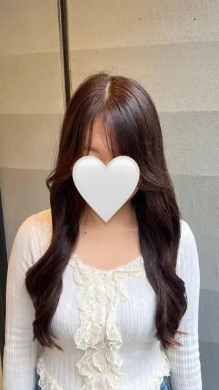 ロング カラー ふわモテ/艶カラー yuki♡♡のヘアスタイル