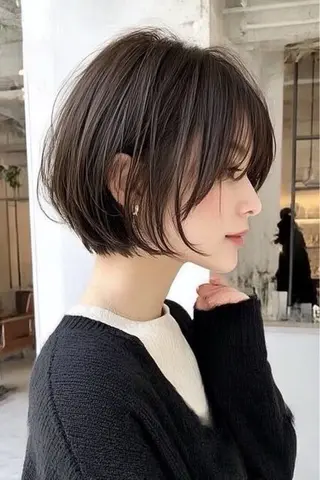 ショート カラー 韓国×艶ハイトーンが かわいい✨️リオ🍒のヘアスタイル