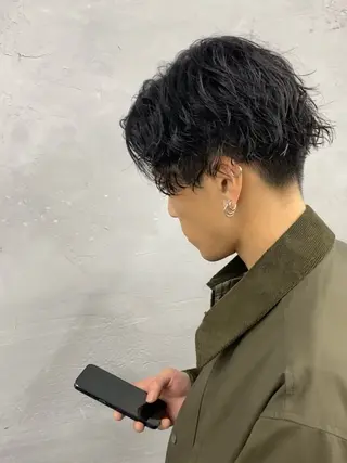 ショート パーマ⚡️ FLOW KENTOのヘアスタイル