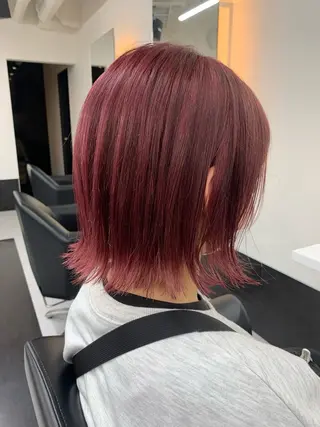 カラー 池上 果穂のヘアスタイル