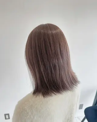 ミディアム カラー むっちー/超高濃度 水素髪質改善サロンのヘアスタイル