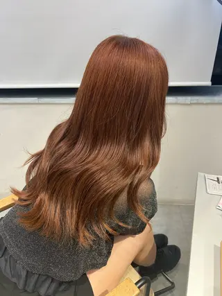 ロング カラー ayaka🫧 梅田ダブルカラーのヘアスタイル