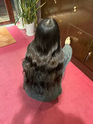 ロング 益野 凌のヘアスタイル