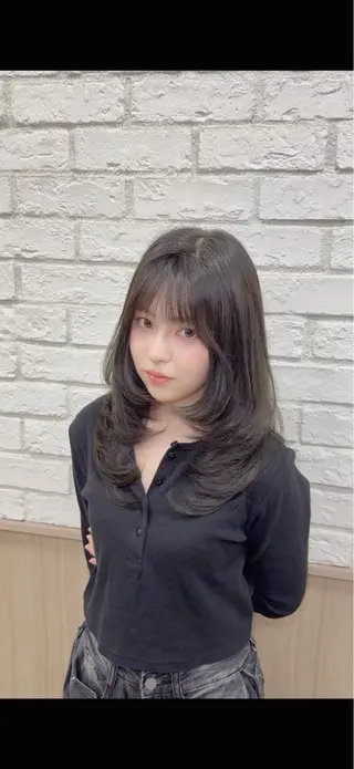 ミディアム hana 🌷´-のヘアスタイル